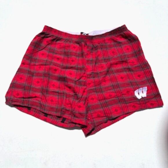 Boxer Shorts . Size: Extra Large {46-48} . Wisconsin Badgers - Picture 1 of 3